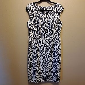 Blue Leopard Dress